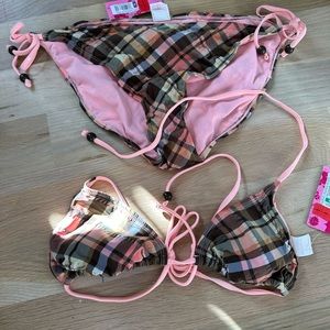 Plaid Target bikini